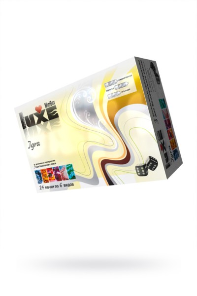 Презервативы Luxe, mini box, «Игра», латекс, 18 см, 24 шт.