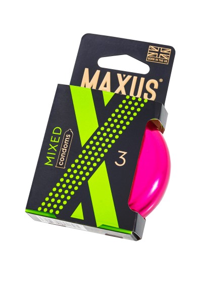 Презервативы Maxus Mixed, набор, латекс, железный кейс, 3 шт. Презервативы Maxus Mixed, набор, латекс, железный кейс, 3 шт.