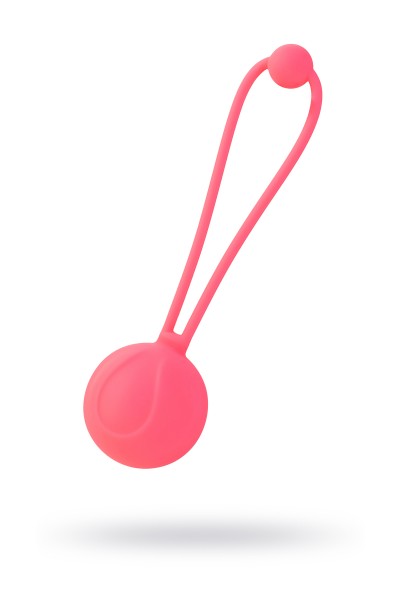 Вагинальный шарик L'EROINA by TOYFA Rosy, силикон, коралловый, 10,5 см