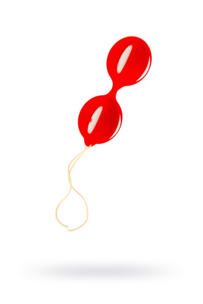 Вагинальные шарики TOYFA, ПВХ, Красный, 10 см