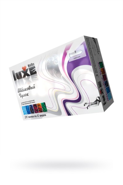 Презервативы Luxe, mini box, «Шелковый чулок», латекс, ультратонкие, 18 см, 24 шт.
