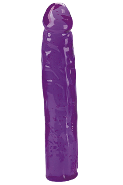 Фаллоимитатор гель фиолетовый рейнбоу 17,8см