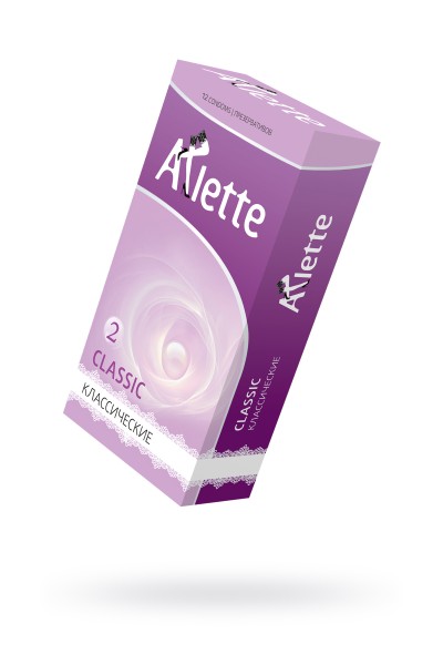 Презервативы Arlette, classic, латекс, классические, 19 см, 5,5 см, 12 шт.