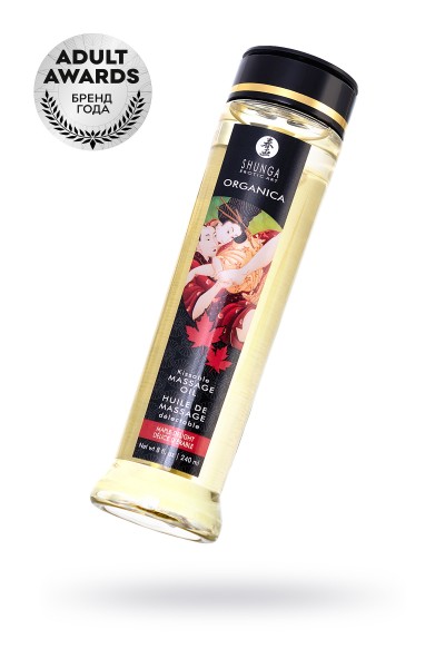 Возбуждающее массажное масло Shunga Organica Кленовый восторг, 250 мл