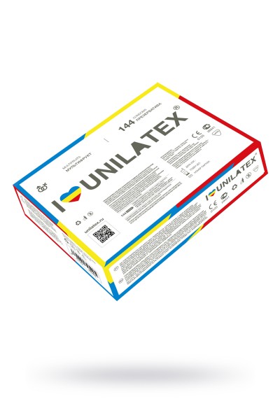 Презервативы Unilatex, multifrutis, 19 см, 5,4 см, 144 шт.