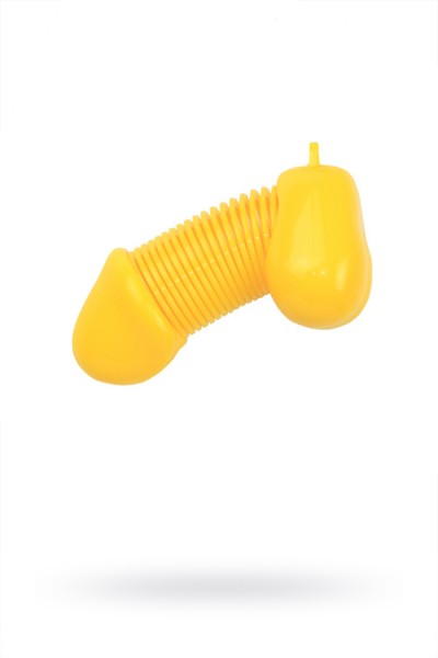 Сувенир брелок для ключей Romfun, PVC, жёлтый