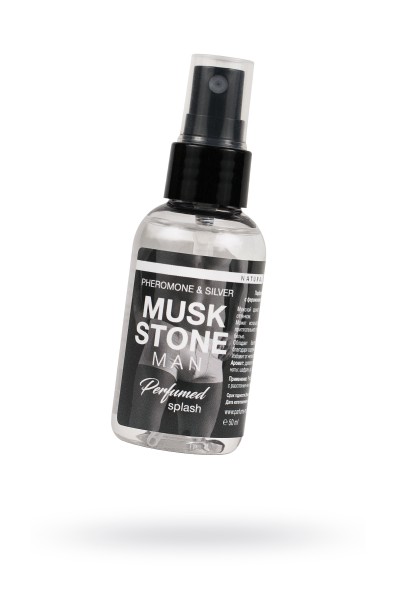 Парфюмированная вода для нижнего белья Natural Instinct, с  феромонами и ионами серебра Musk stone, мужская, 50 мл