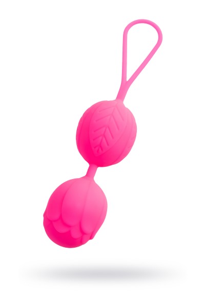 Вагинальные шарики Eromantica Blossom, силикон, розовый, Ø 3,5  см