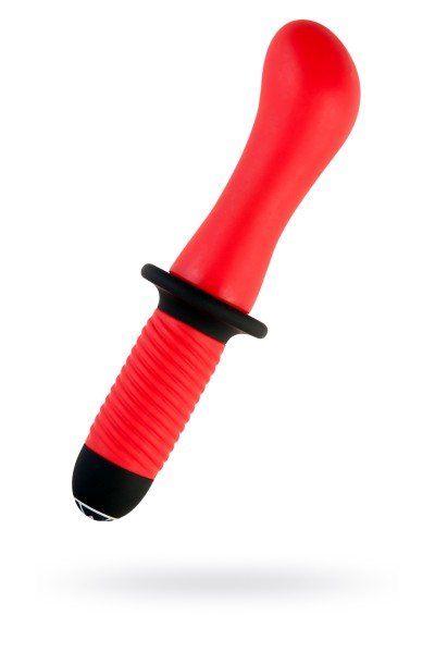 Анальный стимулятор Black & Red by TOYFA, силикон, красный, 27 см, Ø 5,7 см