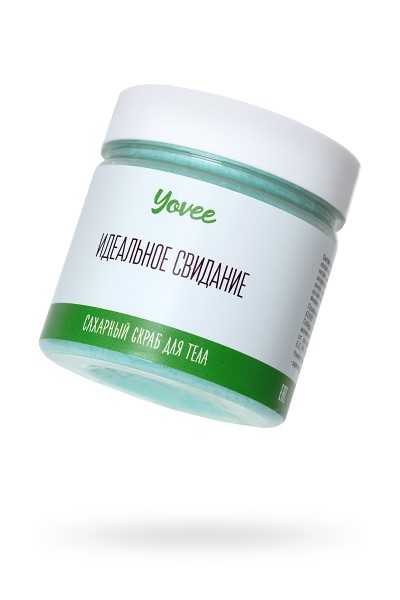 Скраб для тела Yovee by Toyfa «Освежающий», с ароматом зелёного чая и мяты