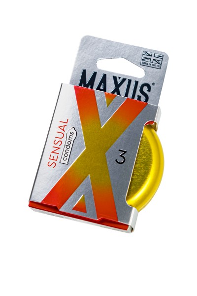 Презервативы Maxus SENSUAL, классические, латекс, 3 шт. Презервативы Maxus SENSUAL, классические, латекс, 3 шт.