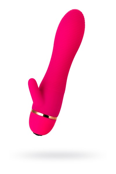 Вибратор с клиторальным стимулятором A-Toys by TOYFA Liby , силикон, розовый, 15 см Вибратор с клиторальным стимулятором A-Toys by TOYFA Liby , силикон, розовый, 15 см