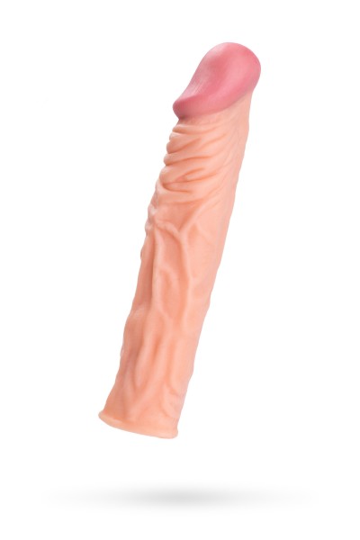 Насадка на пенис A-Toys by TOYFA Cordi, SoftSkin, телесный, 19,5 см