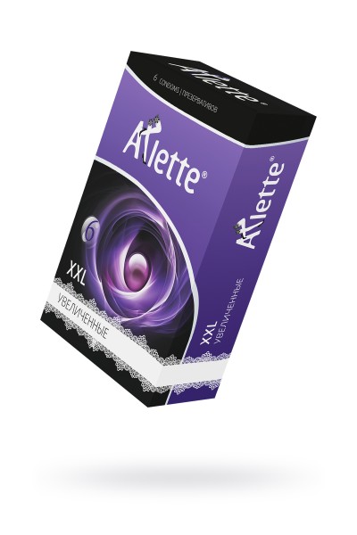 Презервативы Arlette, XXL, латекс, увеличенные, 20 см, 5,6 см, 6 шт.