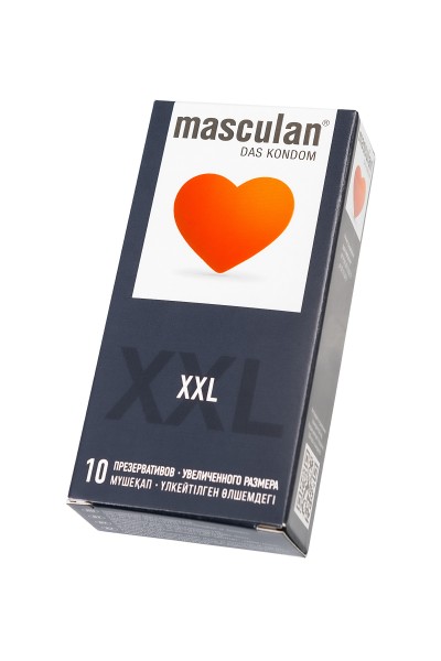 Презервативы Masculan, classic 4, XXL, увеличенного размера, 20 см, 5,4 см, 10 шт.