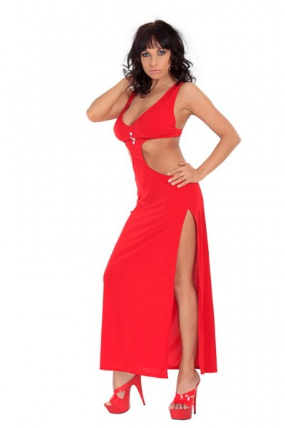 Платье красное-S/M