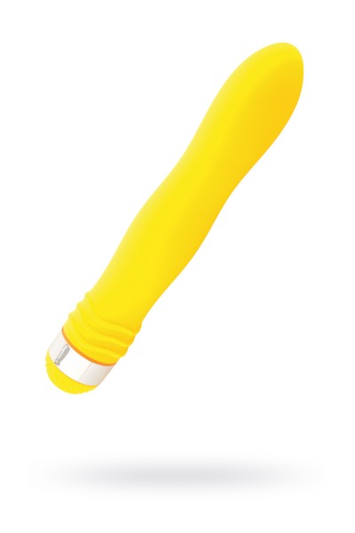 Вибратор Sexus Funny Five, ABS пластик, желтый, 18 см.