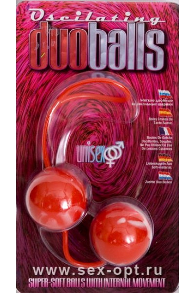 Вагинальные шарики Dream Toys, супермягкие, красные, Ø3,5 см