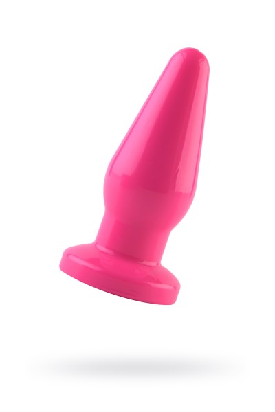 Анальная втулка TOYFA POPO Pleasure, силиконовая, розовая, 13,6 см