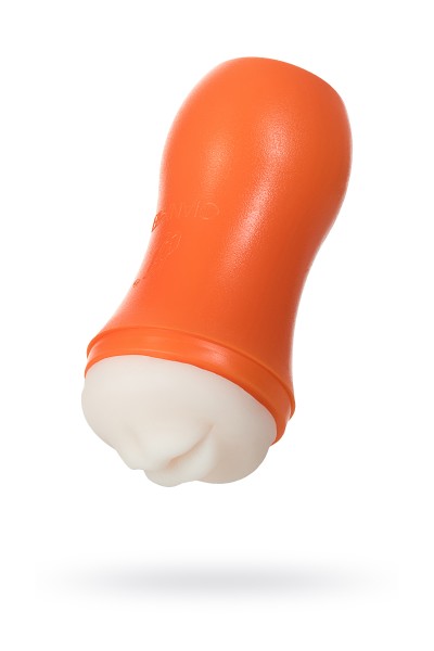 Мастурбатор A-Toys by TOYFA Nilla, рот, TPE, оранжевый, 14 см