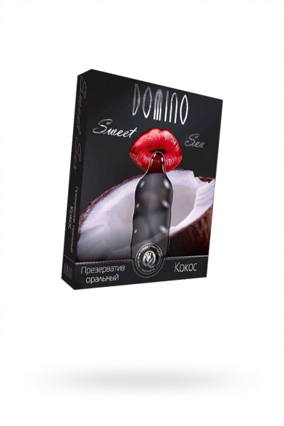 Презервативы Domino, sweet sex, кокос, 18 см, 3 шт.