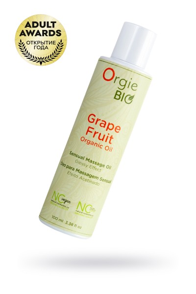 Органическое масло для массажа ORGIE Bio, грейпфрут, 100 мл.