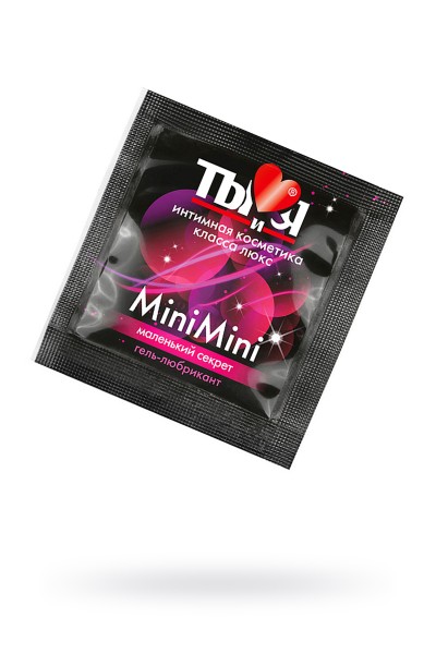Гель-лубрикант Ты и Я MiniMini" для женщин, 4 г, 20 шт в упаковке"