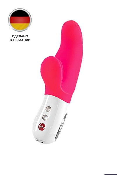 Вибратор Fun Factory MiSS BI, силикон, розовый, 17 см