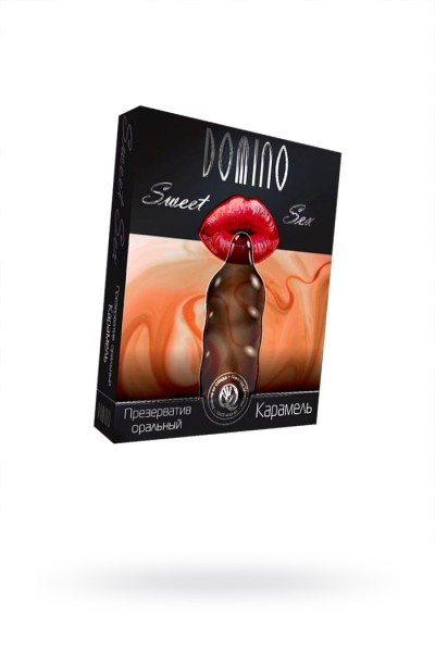 Презервативы Domino, sweet sex, карамель, 18 см, 3 шт.