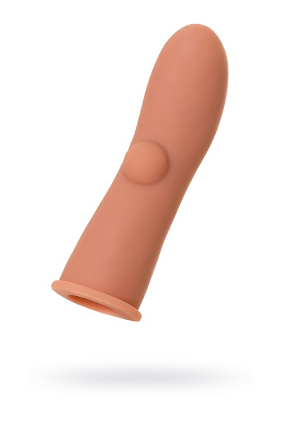 Насадка реалистичная KOKOS EXTREME SLEEVE с имитацией пирсинга, TPE, телесная, 12.7 см
