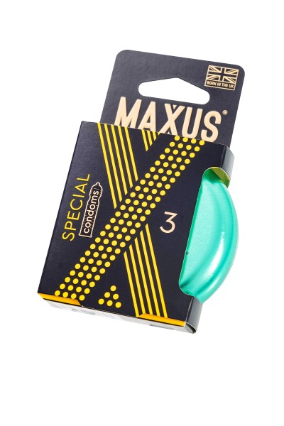 Презервативы Maxus Special, точечно-ребристые, латекс, железный кейс, 3 шт. Презервативы Maxus Special, точечно-ребристые, латекс, железный кейс, 3 шт.