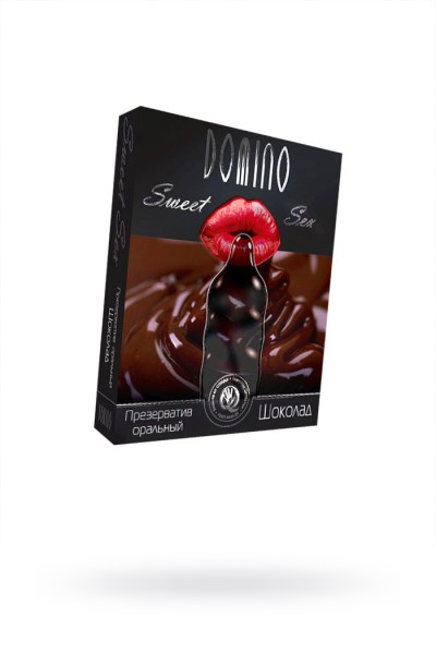 Презервативы Domino, sweet sex, латекс, шоколад, 18 см, 3 шт.
