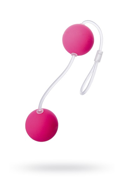 Вагинальные шарики Sexus Funny Five, ABS пластик, Розовый, Ø 3 см