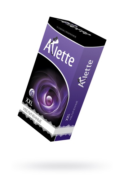 Презервативы Arlette, XXL, латекс, увеличенные, 20 см, 5,6 см, 12 шт.