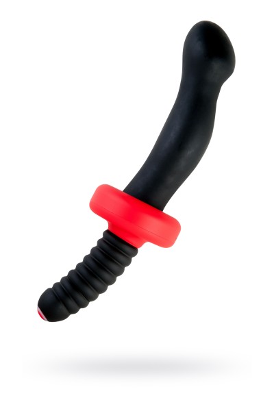 Анальный вибратор Black & Red by TOYFA, 10 режимов вибрации, водонепроницаемый, силикон, чёрный, 16,5 см, Ø 4,3 см