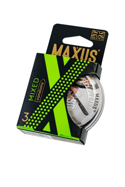 Презервативы Maxus Mixed, набор, латекс, пластиковый кейс, 3 шт. Презервативы Maxus Mixed, набор, латекс, пластиковый кейс, 3 шт.