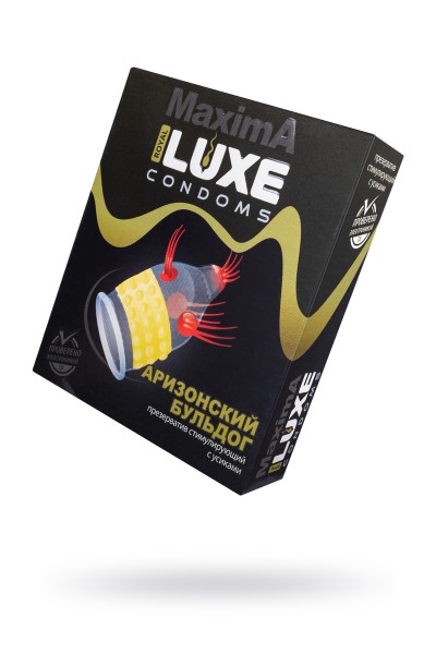 Презервативы Luxe Maxima Аризонский Бульдог №1, 1 шт, 18 см