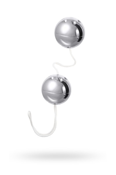 Вагинальные шарики Dream Toys, легкие, ABS пластик, серебряные, Ø 3,5 см