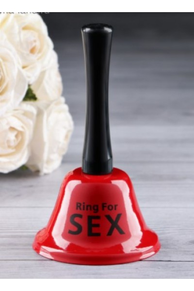 Колокольчик настольный "Ring for a sex", 13.5х7.5х7.5 см
