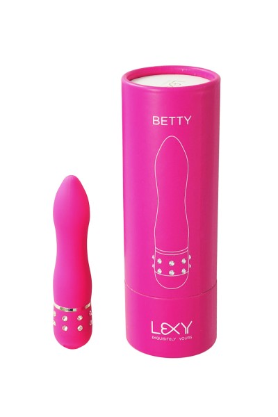 Вибратор Betty, розовый 11,5 см