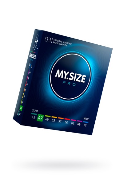 Презервативы  ''MY.SIZE'' №3 размер 47 (ширина 47mm)