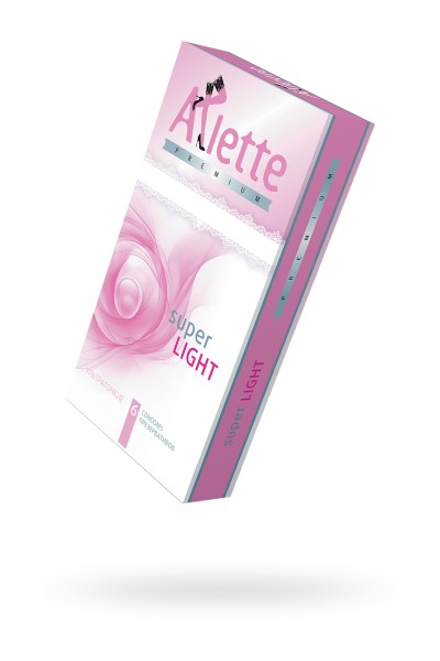 Презервативы "Arlette Premium" №6, Super Light Ультратонкие 6 шт.