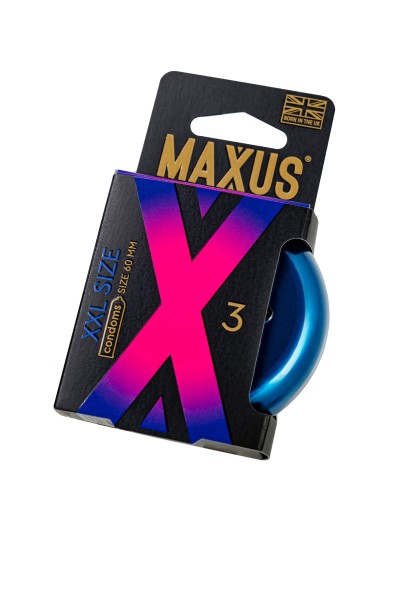 Презервативы Maxus XXL, латекс, увеличенный размер 3 шт. Презервативы Maxus XXL, латекс, увеличенный размер 3 шт.