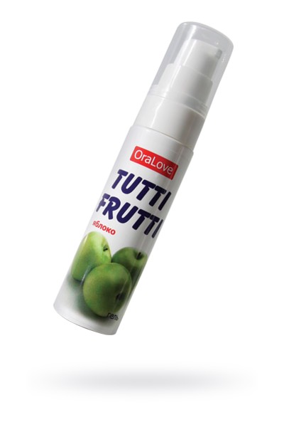 Съедобная гель-смазка TUTTI-FRUTTI для орального секса со вкусом яблока 30г