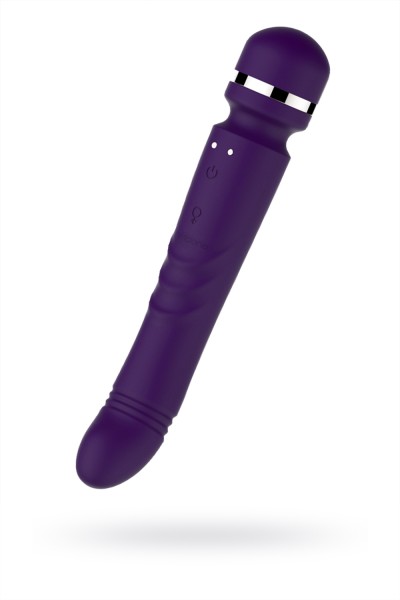 Нереалистичный вибратор Nalone Yoni, силикон, фиолетовый, 23,5 см