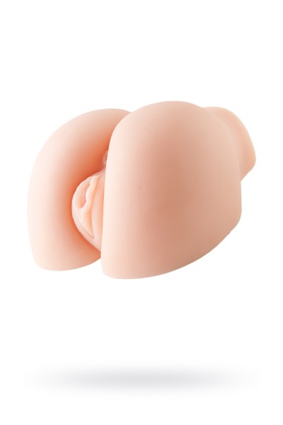 Вибромастурбатор реалистичный вагина+анус, XISE  Joshua, TPR, 25 см