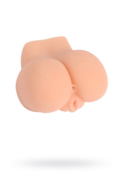 Мастурбатор реалистичный вагина+анус, XISE Emily, TPR, телесный, 16,5 см.