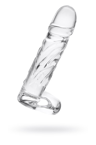 Нереалистичный фаллоимитатор Sexus Glass, Стекло, Прозрачный, 20 см