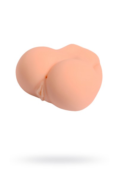 Мастурбатор реалистичный вагина+анус, XISE, TPR, телесный, 24 см